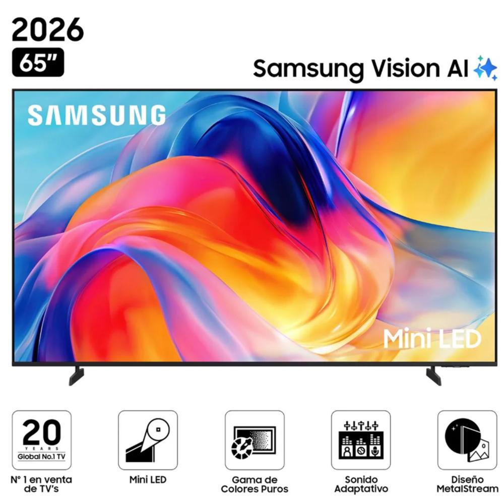 Smart TV Samsung Mini LED 65 Pulgadas UN65M70HAGXPE WiFi Bluetooth