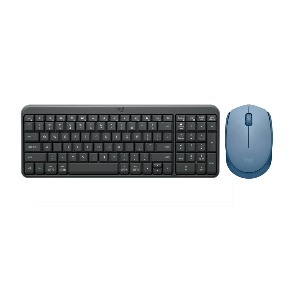 Combo Inalambrico Teclado K250 Negro y Mouse M170 Blue Gray Logitech