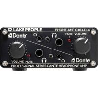 Lake People G103D4 Amplificador de Auriculares Dante - 4 Canales, 24-Bit/192 kHz, Conector
