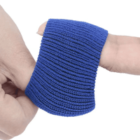 Protectores para dedos con compresion para dedo gatillo 10 unidades AZUL