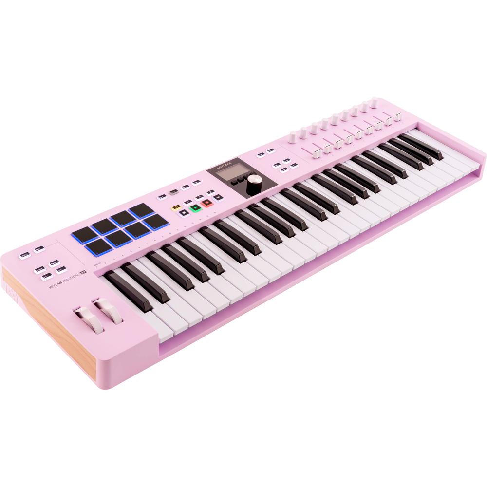 Arturia KeyLab Essential mk3 Controlador MIDI Universal de 49 Teclas con Software Analog L