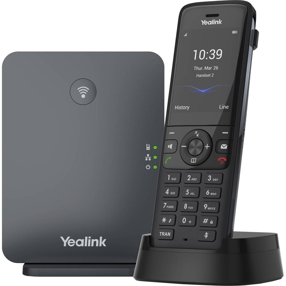 Yealink W78P Sistema de Teléfono DECT Profesional para Negocios - Soporta hasta 10 Handse
