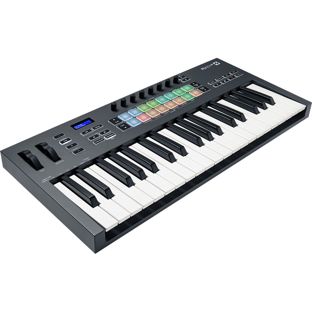 Novation FLkey 37 Controlador MIDI USB para FL Studio - 37 Teclas Sensibles a la Velocidad