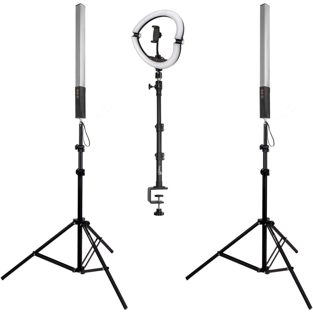Raya Starter Plus Kit Webcam Conferencing - Kit de Iluminación con Luz LED Bi-Color de 10