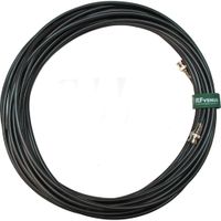 RF Venue Cable Coaxial Antena RG8X 50' BNC 50-Ohm Negro