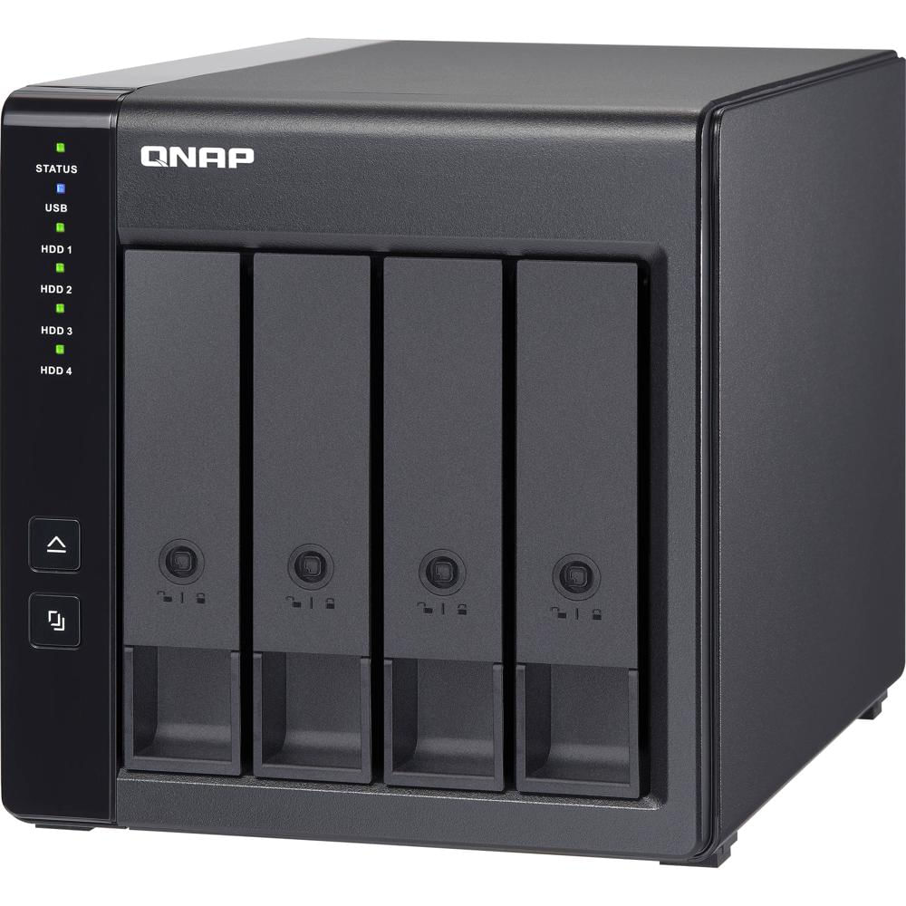 QNAP TR-004 Enclosure de Expansión RAID 4-Bay USB 3.2 Gen 1 con Soporte para RAID 0, 1, 5