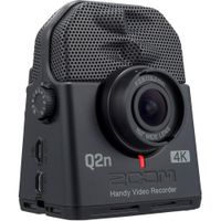 Zoom Q2n-4K Grabadora de Video Portátil UHD 4K con Lente Gran Angular de 150° y Micrófo