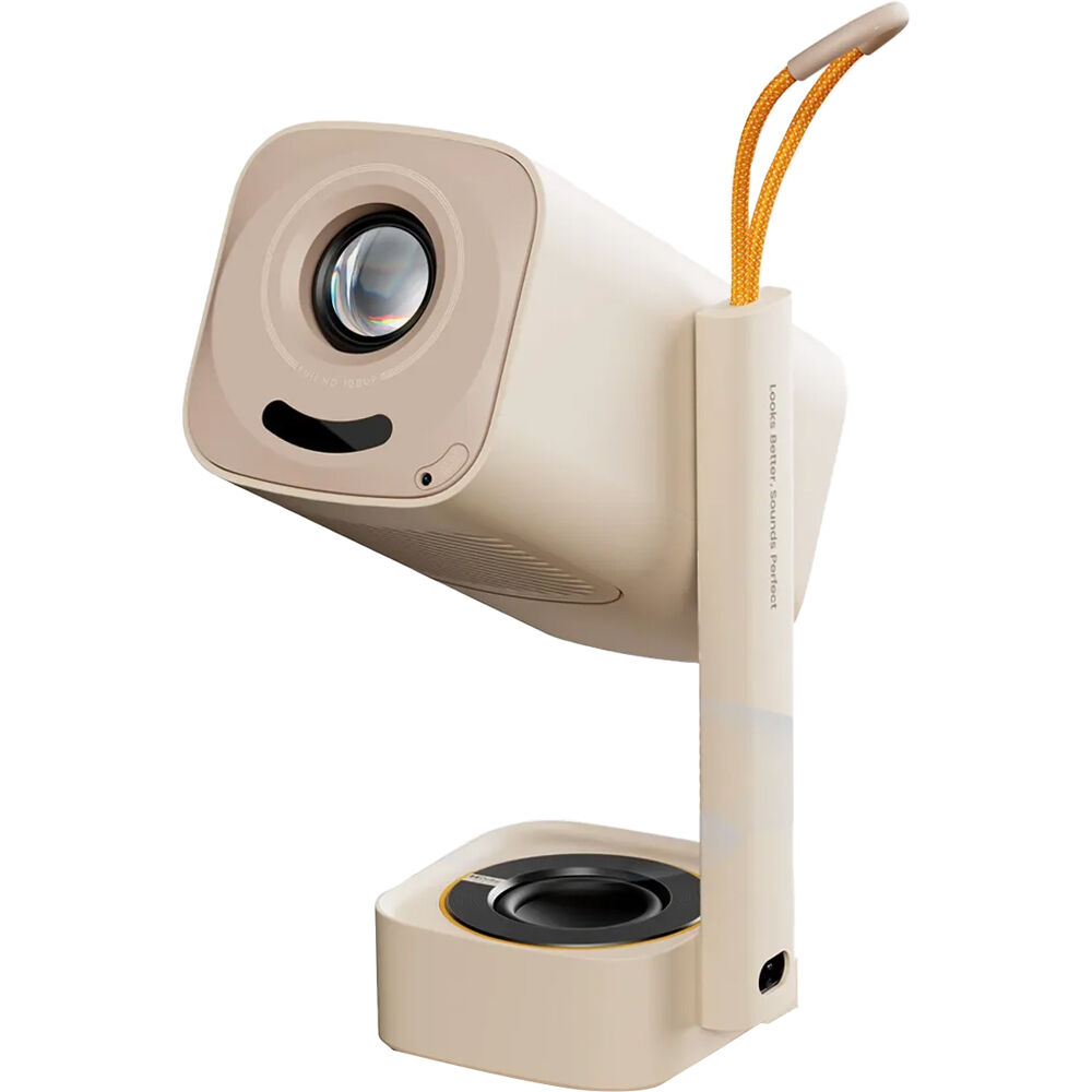 Yaber Proyector Portátil T1 Pro 220 Lúmenes Full HD con Soporte Gimbal de 180° y Conect