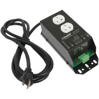 Lowell Manufacturing Control Remoto de Energía 20A con 2 Salidas NEMA 5-20R