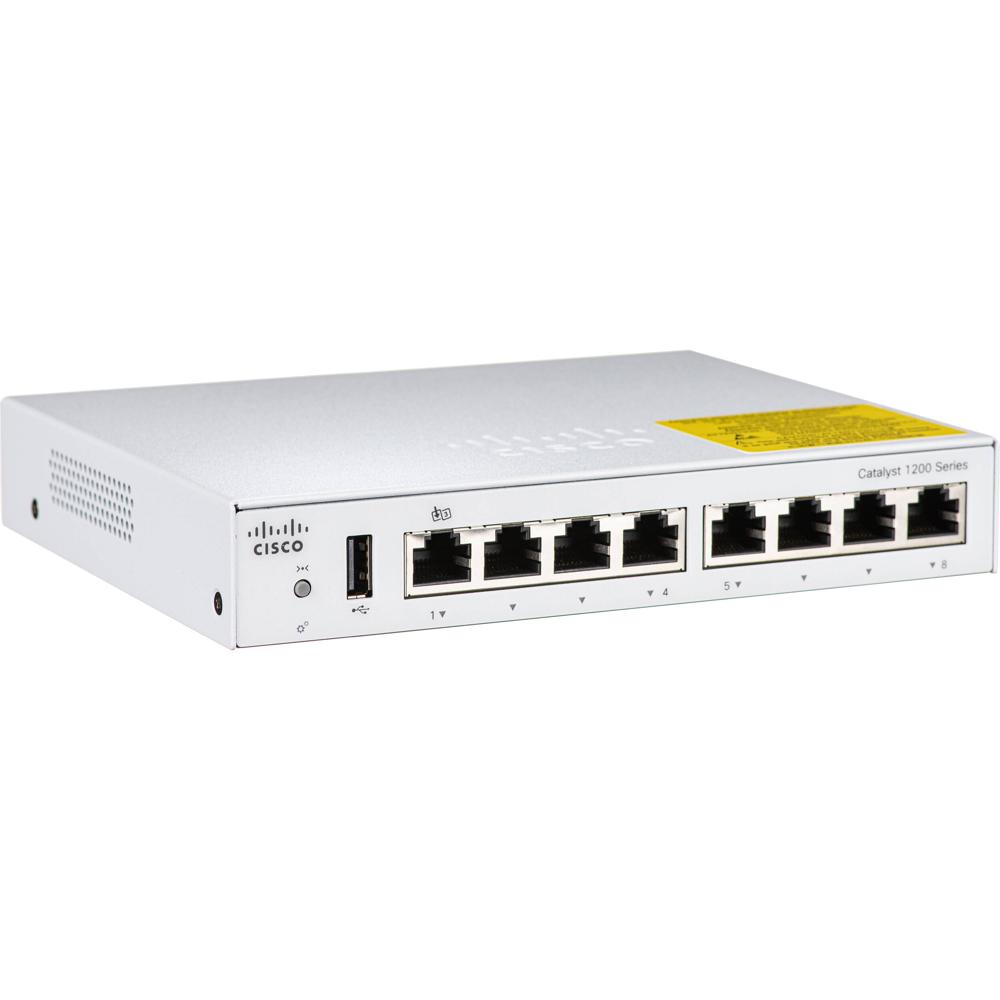 Cisco Catalyst C1200-8T-D Switch de Red Gestionado 8 Puertos Gigabit, 16 Gb/s, 11.9 Mpps,
