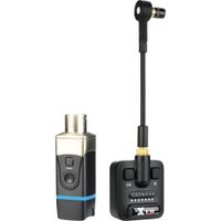 Xvive Sistema Inalámbrico para Violín U9 con Micrófono de Condensador Gooseneck y Alcan