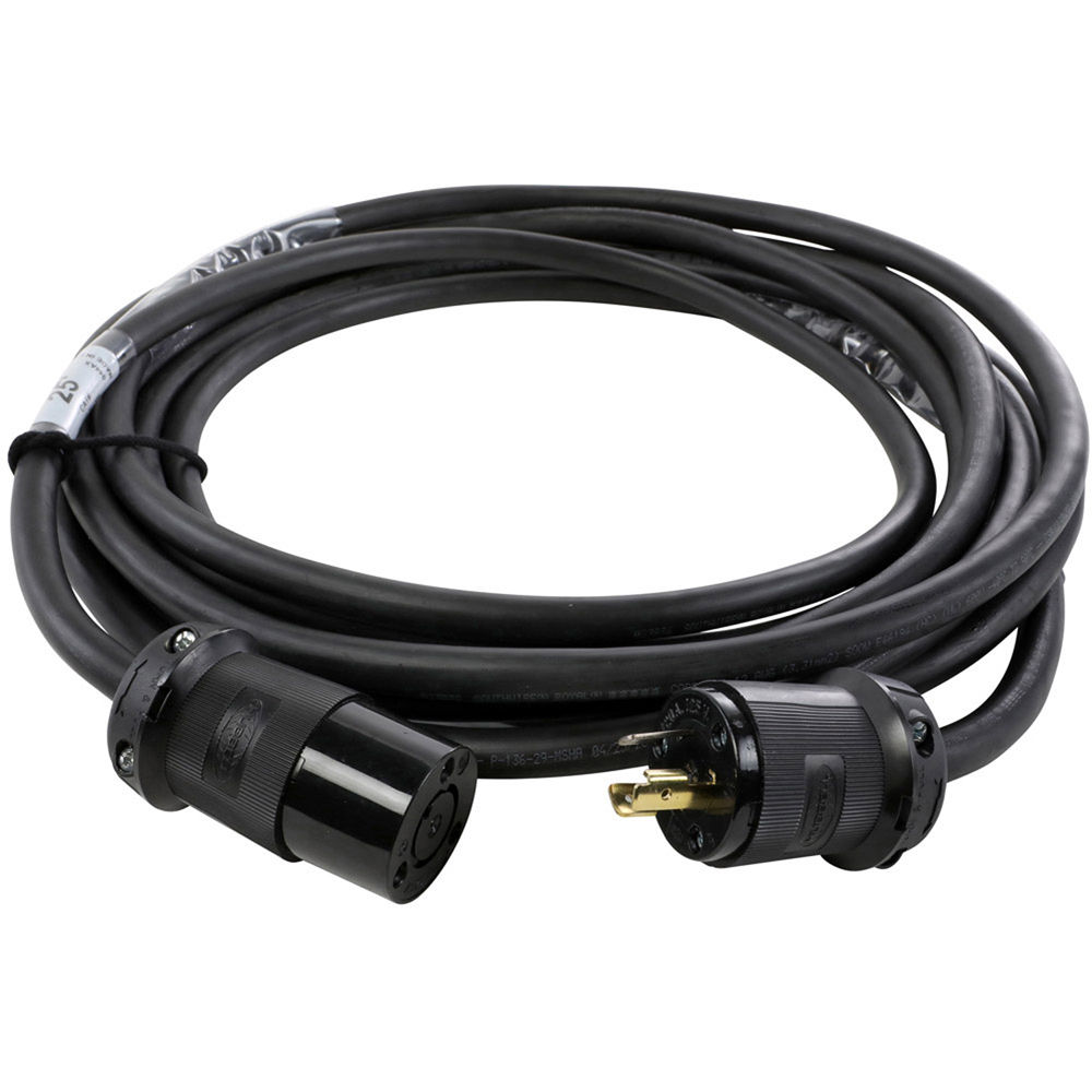 Lex Products SOW 12/3 Cable de Extensión Locking L5-20 de 75' - Soporta 125 VAC, 20A