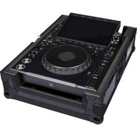 Headliner Flight Case Pitch Black para CDJ-3000X - Construcción de Madera de 3/8"" con Aca
