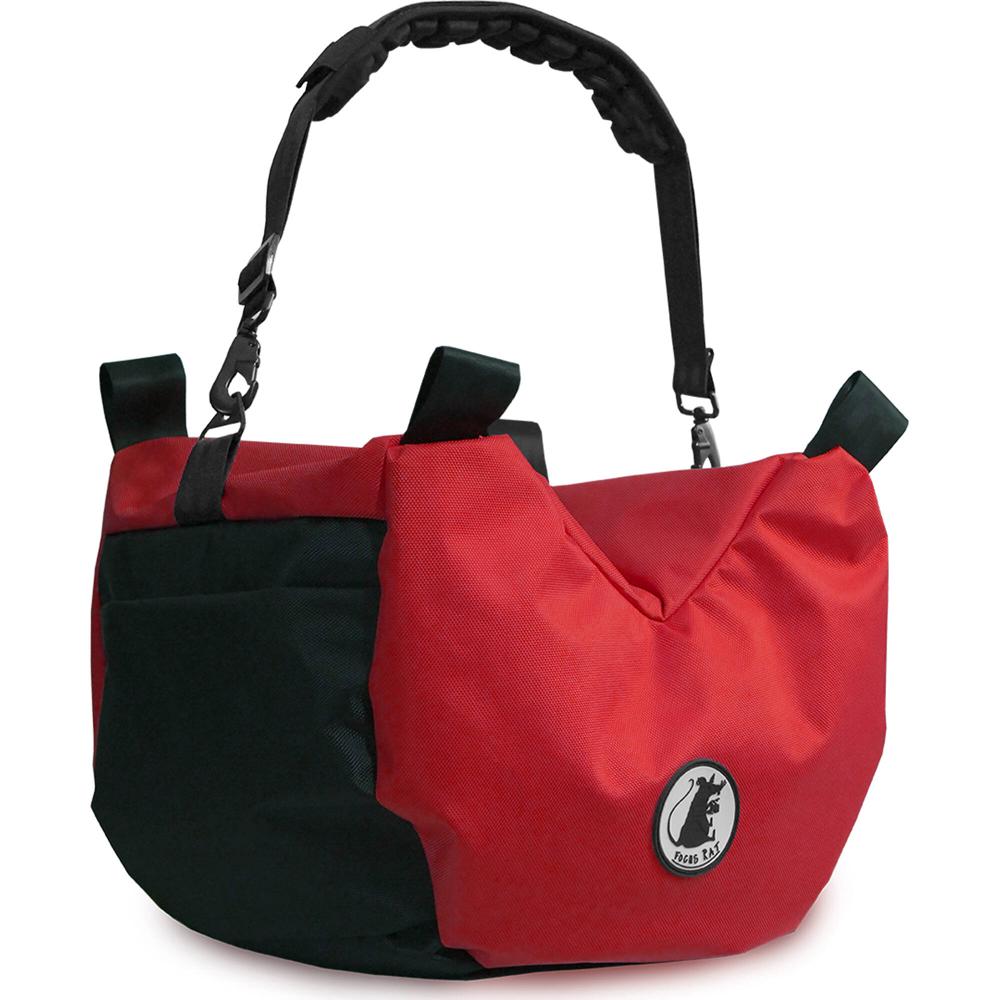 FOCUS RAT Rat Bag V3 Grande Ruby Red - Capacidad de Carga 33 lb, Tejido Cordura Resistente