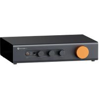 Fosi Audio Preamplificador ZP3 2.1 Canales con Control de Balance, Graves y Agudos, Filtro