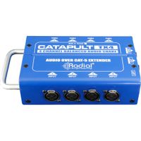 Radial Engineering Catapult RX4 Snake para Audio AES con 8 XLR Salidas y Conexiones RJ45