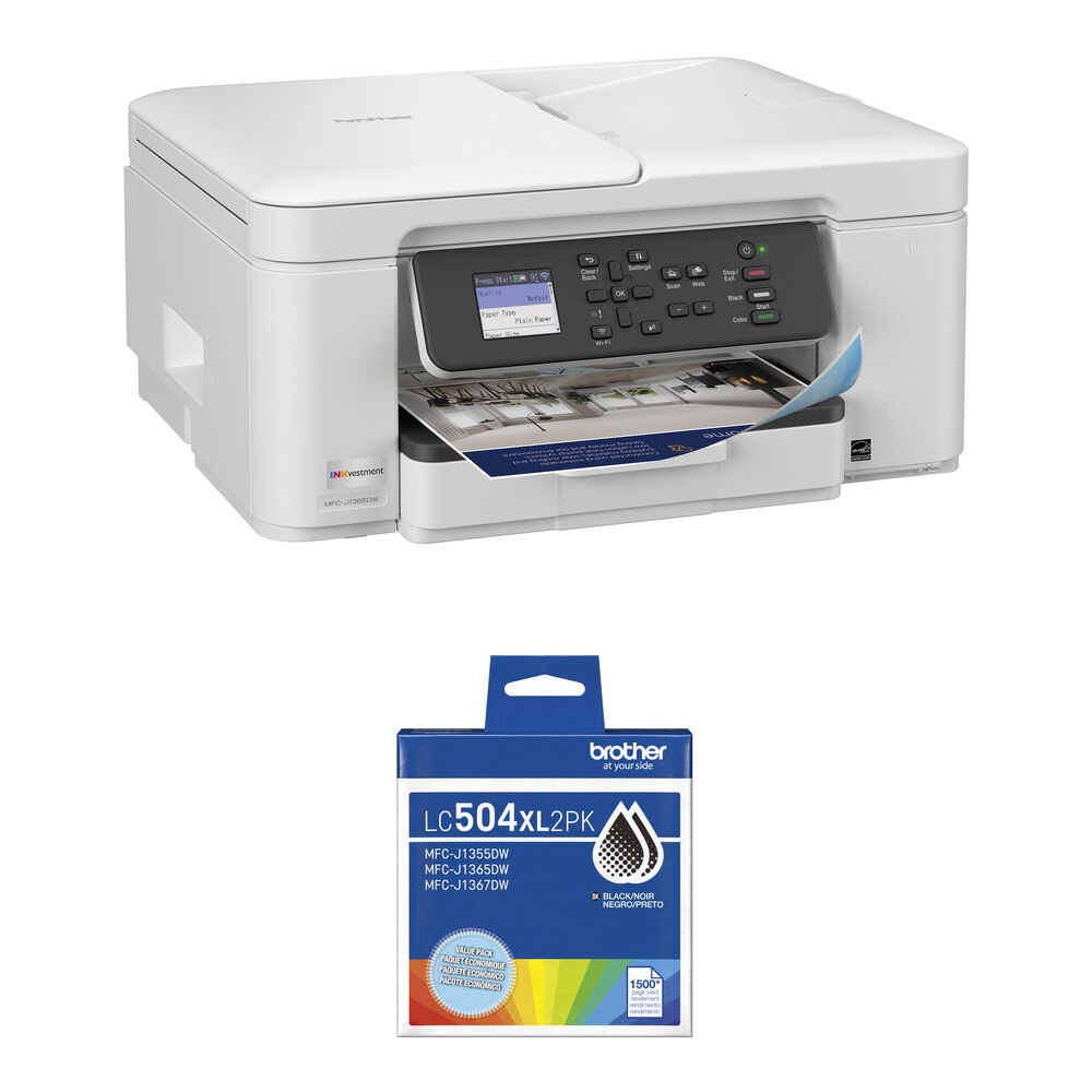 Brother MFC-J1365DW Impresora Multifuncional Color Inyección de Tinta, 16 ppm, Conectivid