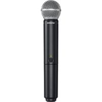 Shure Micrófono Inalámbrico de Mano BLX2/SM58 con Cápsula SM58, Patrón Cardioide, 14 H