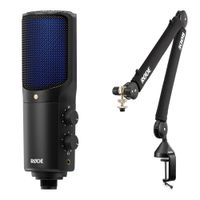 RODE NT-USB+ Micrófono USB para Estudio con Brazo Soporte Profesional