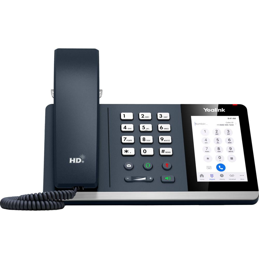 Yealink MP54 E2 Teléfono IP (Zoom) - Pantalla Táctil de 4"", Tecnología de Voz HD, 2 Pue