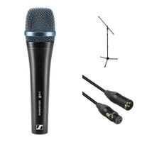 Sennheiser e945 Mic Kit - Mic Supercardioide Dinámico, Soporte de Trípode y Cable XLR