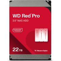 WD Red Pro 22TB 7200 rpm SATA III 3.5"" Internal NAS HDD - 512MB Cache, hasta 265 MB/s