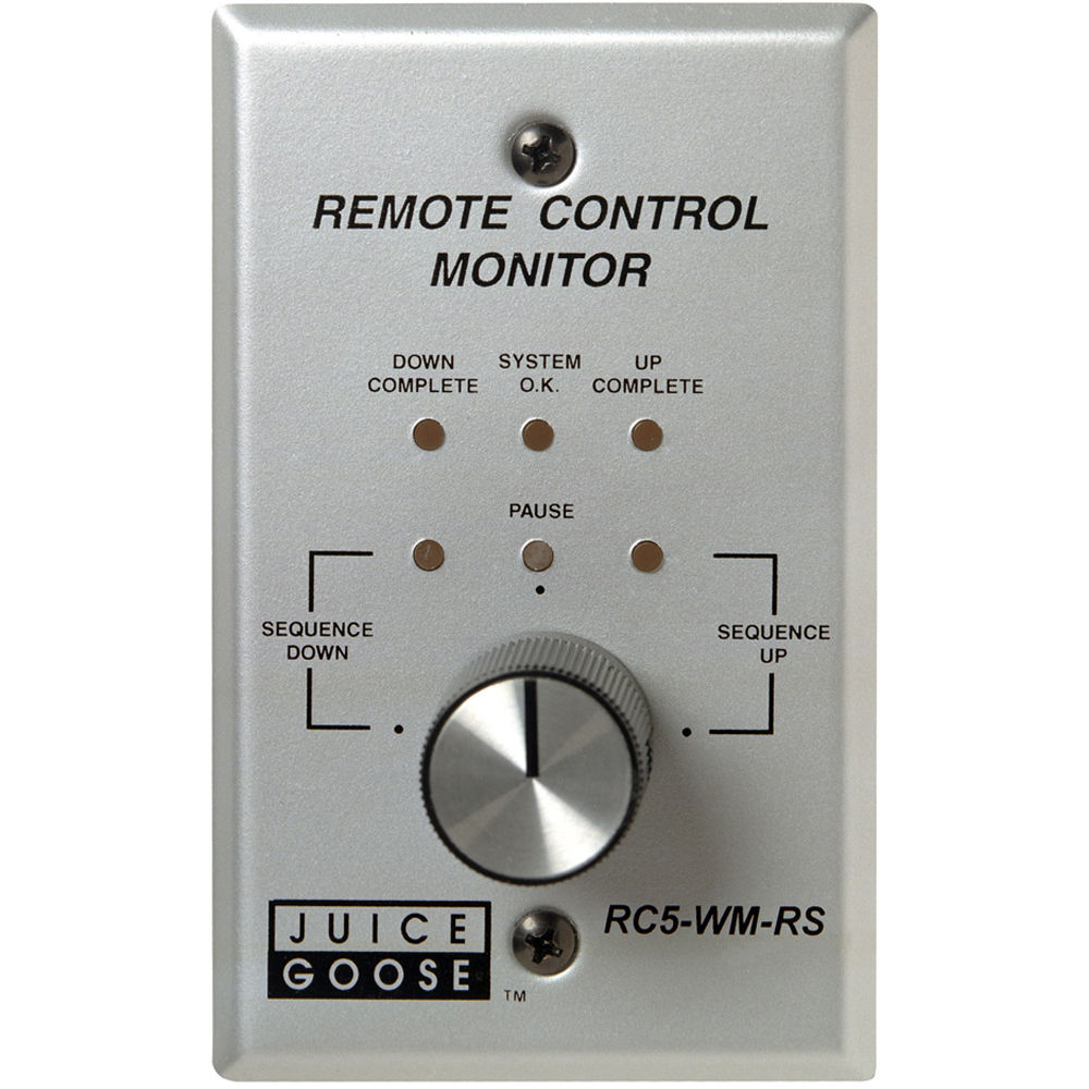 Juice Goose Control Remoto de Pared RC5-WM-RS para Serie CQ con Control Rotativo