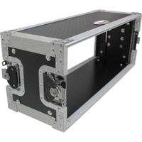 ProX Rack Case X-4U7D Deluxe 4U, 7"" de profundidad, construcción de madera contrachapada