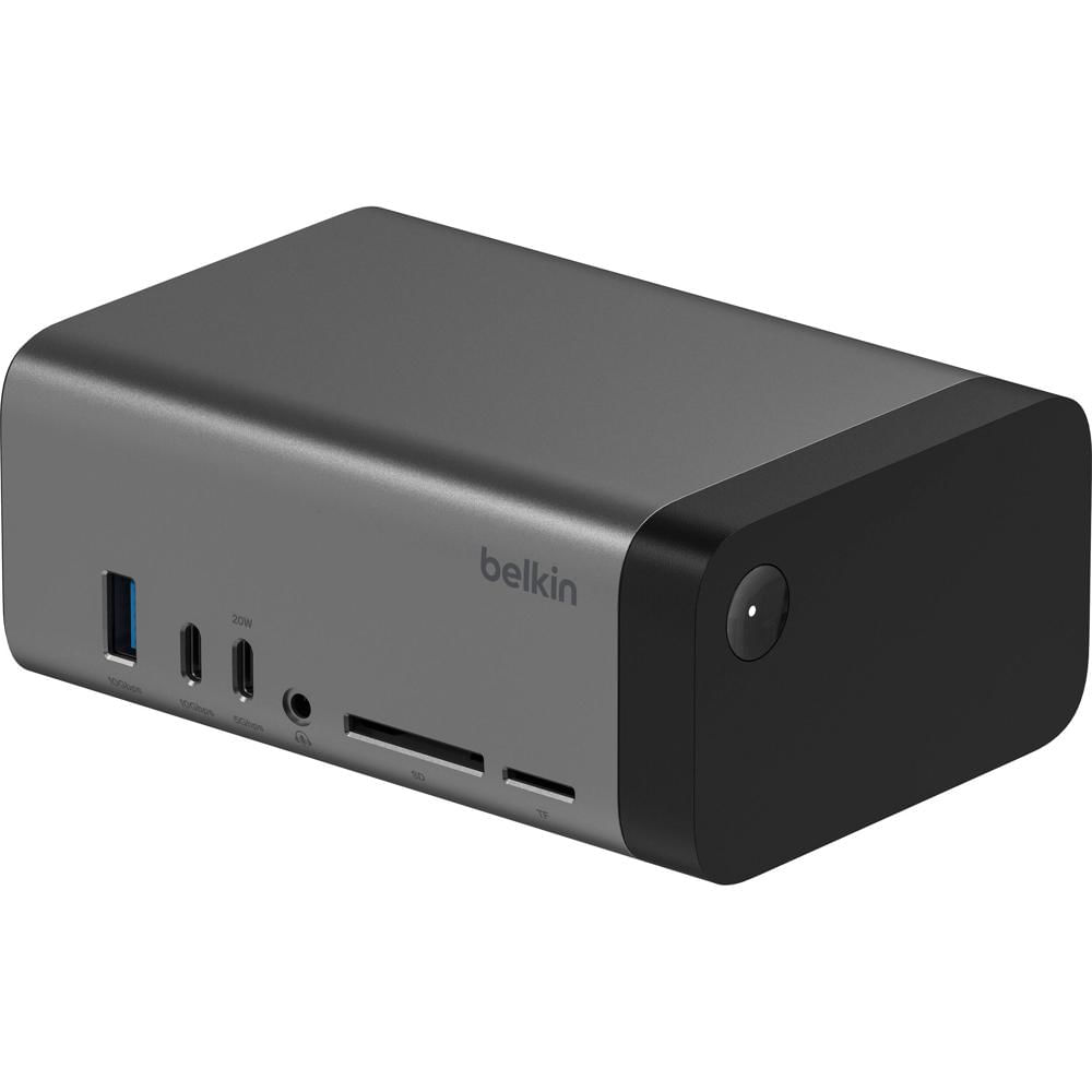 Belkin Dock USB-C 11-en-1 Pro GaN 150W - Soporte Triple Monitor 4K, 2x HDMI, 1x USB-A, 3x