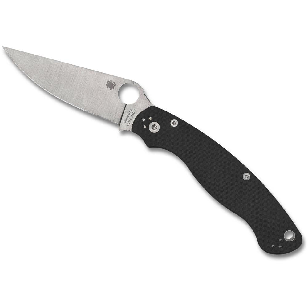 Spyderco Military 2 Cuchillo Plegable 4"" CPM S30V Acero Inoxidable, Mango G10 Texturizado,