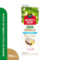 Bebida de Coco y Vainilla NATURE'S HEART sin Azúcar Caja 946ml