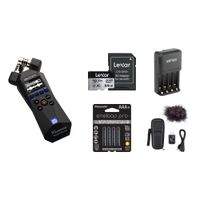 Zoom H1essential Grabadora de Audio Portátil 2-Track 32-Bit Float con Kit Deluxe