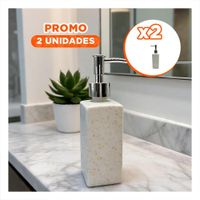 Pack2 Dispensador para Detergente de Cocina Color Blanco YRegalo Sticker