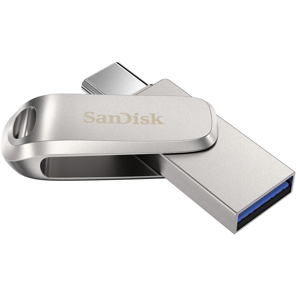 SanDisk Ultra Dual Drive Luxe 1TB USB 3.2 Gen 1 - Conectores USB-C y USB-A, Velocidad de T