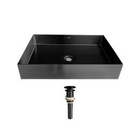 Lavamanos de Acero 304 Color Negro Satinado LA30401-5538