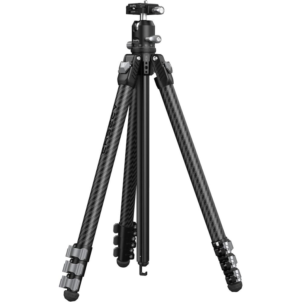 SmallRig Trípode de Carbono Portátil 5866 - Carga 33 lb, Altura Máxima 62.2"", Plegado 2
