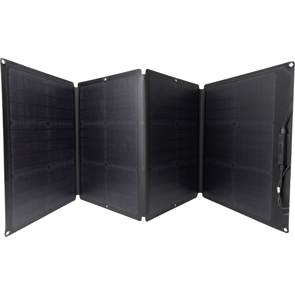 EcoFlow Panel Solar 110W - Cuatro Paneles Monocristalinos, Eficiencia hasta 22%, Conector
