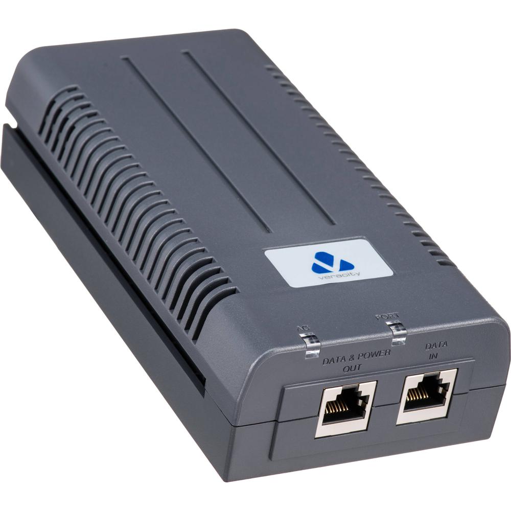 Veracity OUTSOURCE 90 Injector PoE 90W, IEEE 802.3af/at/bt, 1000 Mb/s, Montaje en Pared
