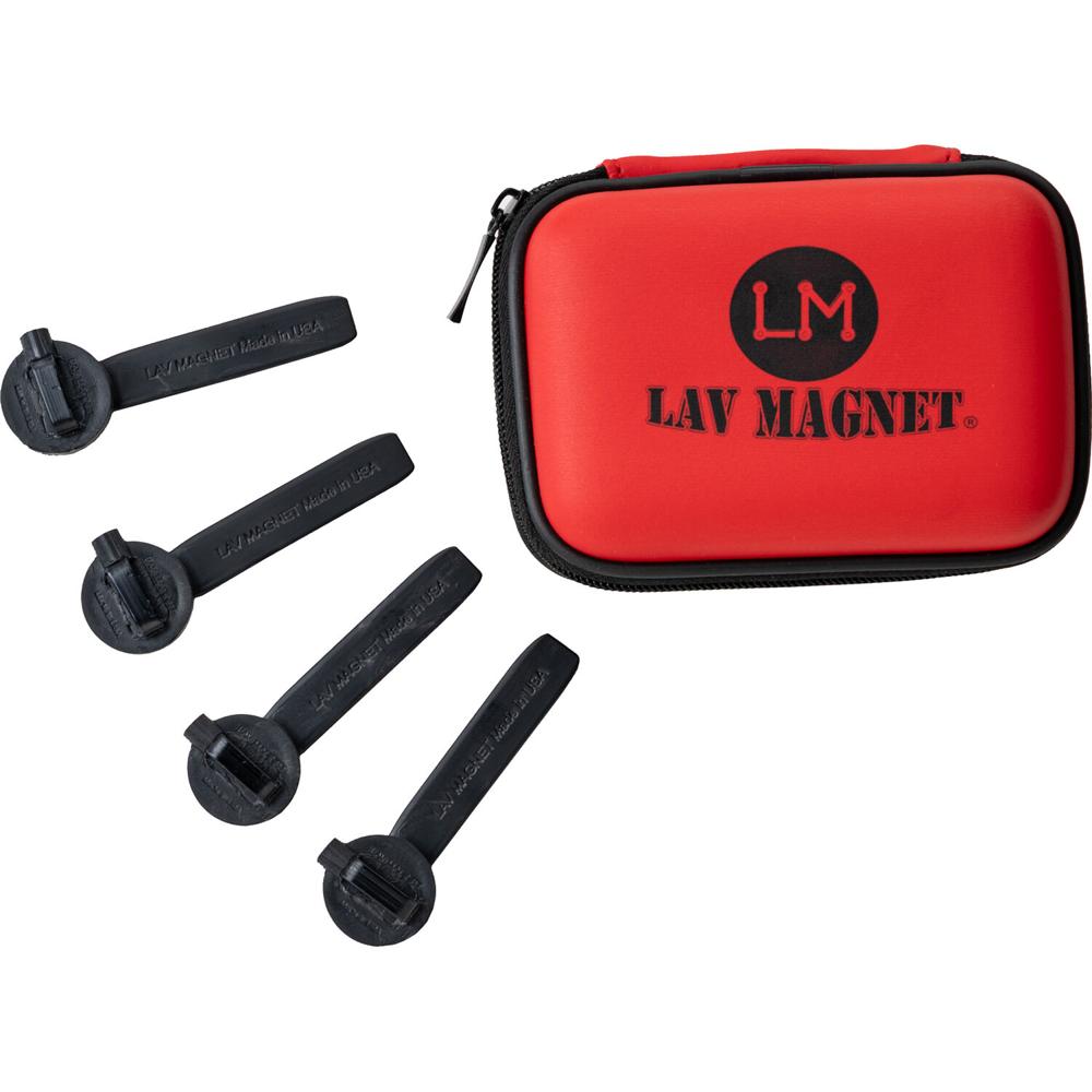 Lav Magnet Singles Deal - Set de 4 Singles y 4 Sticks con Imán Neodimio en Estuche EVA