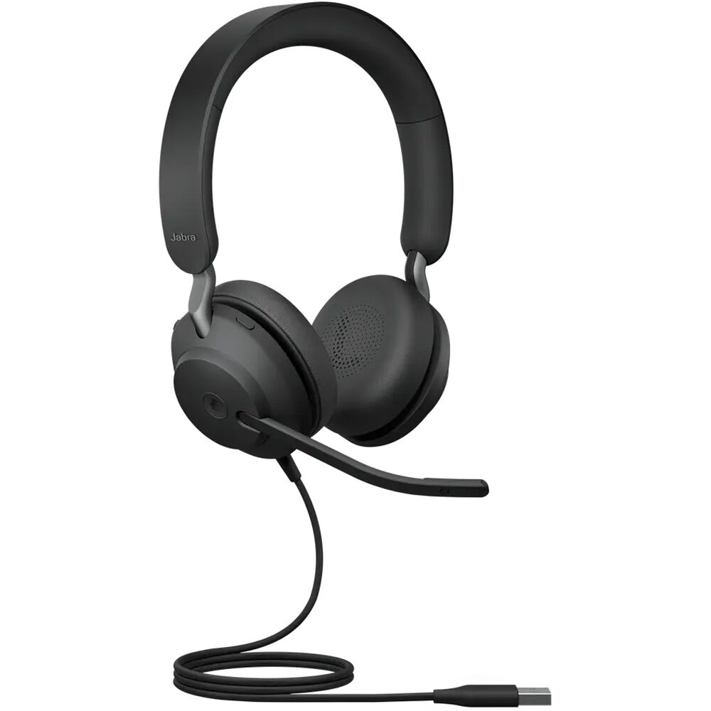 Jabra Evolve2 40 SE Auricular Estéreo con Cable On-Ear Optimizado para Microsoft Teams, U