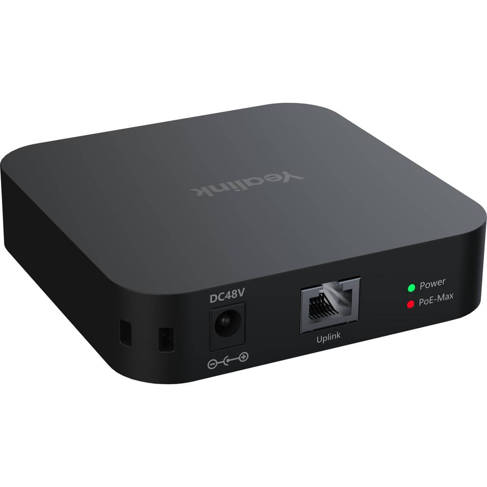 Yealink RCH40 E2 Switch PoE+ Gestionado de 4 Puertos, 90W, Compacto, 802.3at, QoS y SafeCo