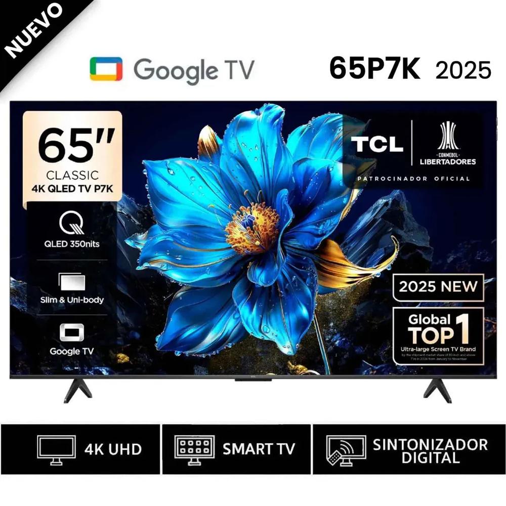 TELEVISOR TCL QLED 4K UHD 65 Pulg. P7K 65P7K