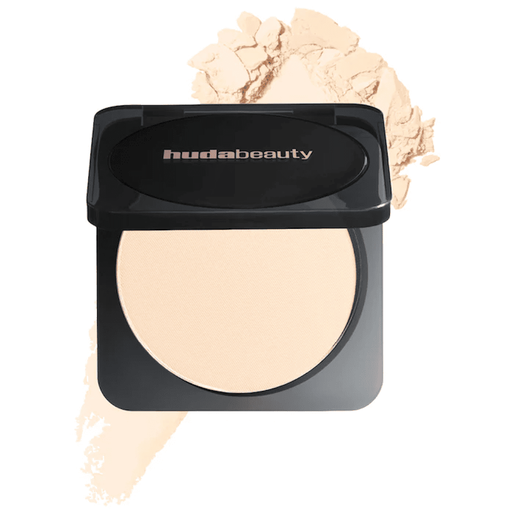 Polvos fijadores compactos mate Tono Pound Cake Easy Bake Airbrush Huda Beauty