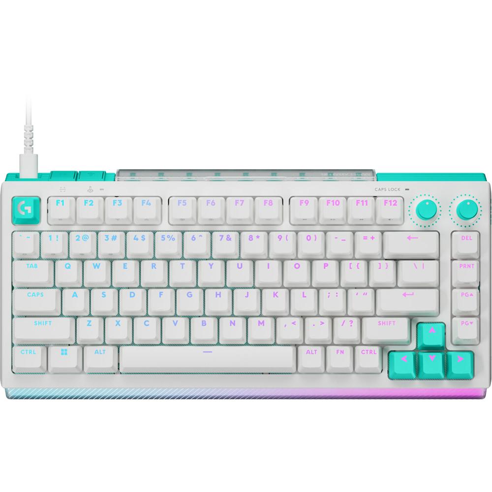 Logitech Teclado Mecánico G512 X 75 Dual Swap - Interruptores Táctiles, Conexión USB-C,