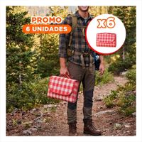 Pack6 Manta para Exterior Tipo Cartera 160x200cm de Uso en Salidas Familiares YRegalo Sticker