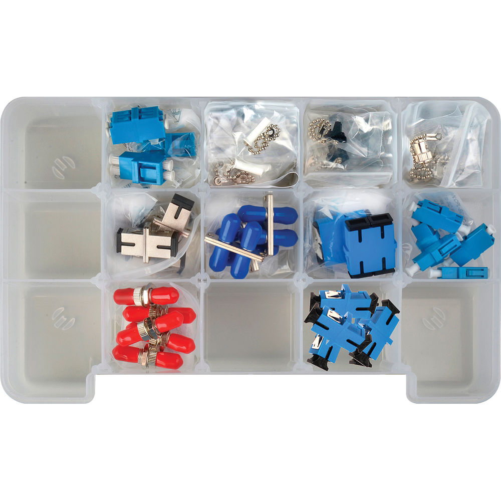 Camplex Kit de Adaptadores de Fibra Óptica Monomodo con Caja de Almacenamiento
