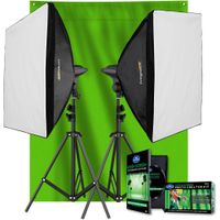 Impact Kit de Iluminación Soft and Natural con 2 Focos Fluorescentes y Pantallas 20 x 20""