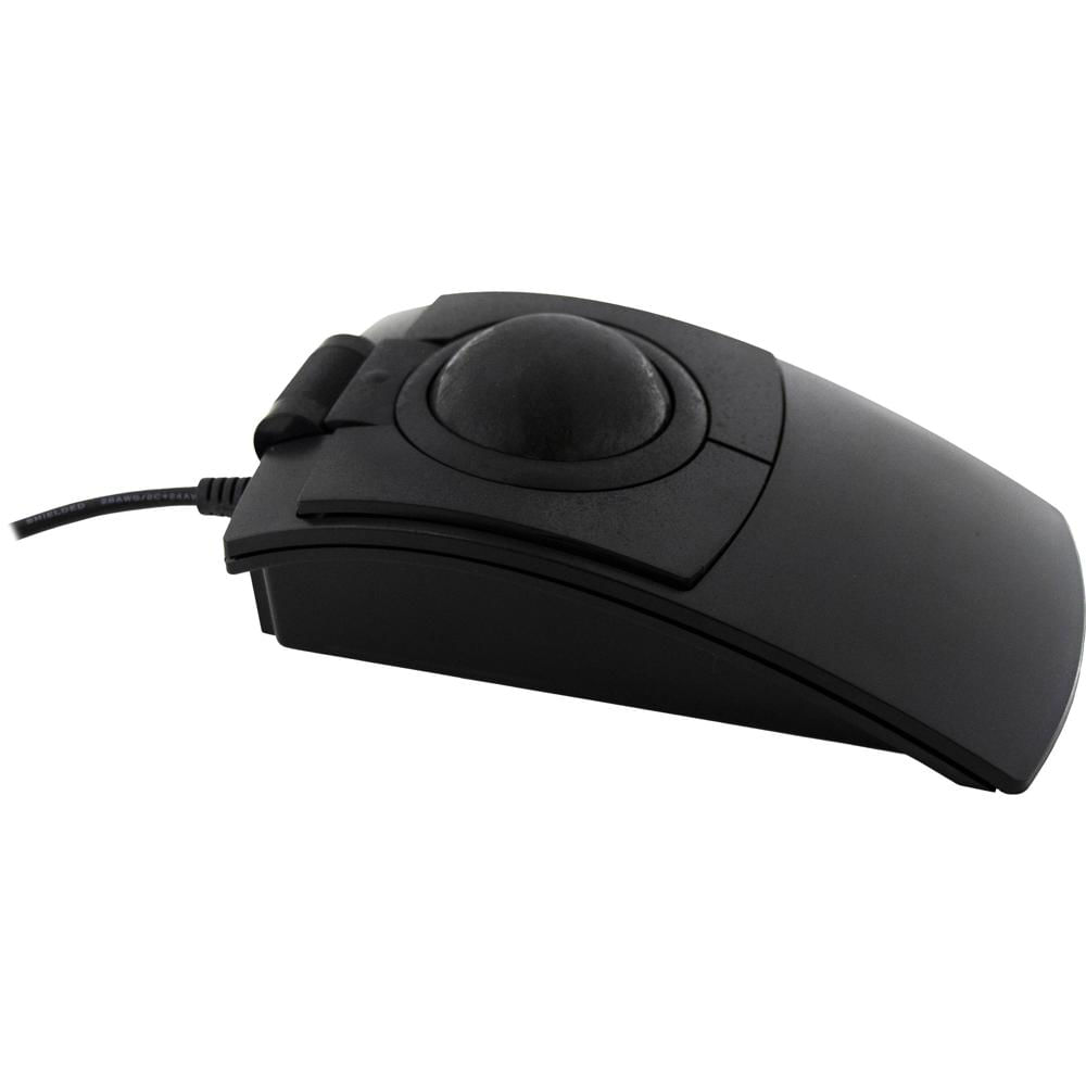 X-keys L-Trac Trackball Negro - Tecnología de Navegación Láser, Resolución Ajustable 1