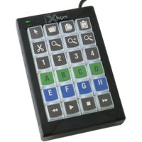 X-keys XK-24 Controlador USB con 24 Teclas Dedicadas y Retroiluminación Blanca