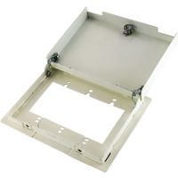 FSR Placa de Pared de 3 Gang con Cerradura - Protege y Oculta Conectores